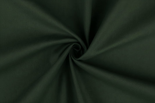 Image with 100% cotton fabric - cool green (bottle green) 125 g/m² – available at Šarlote fabrics