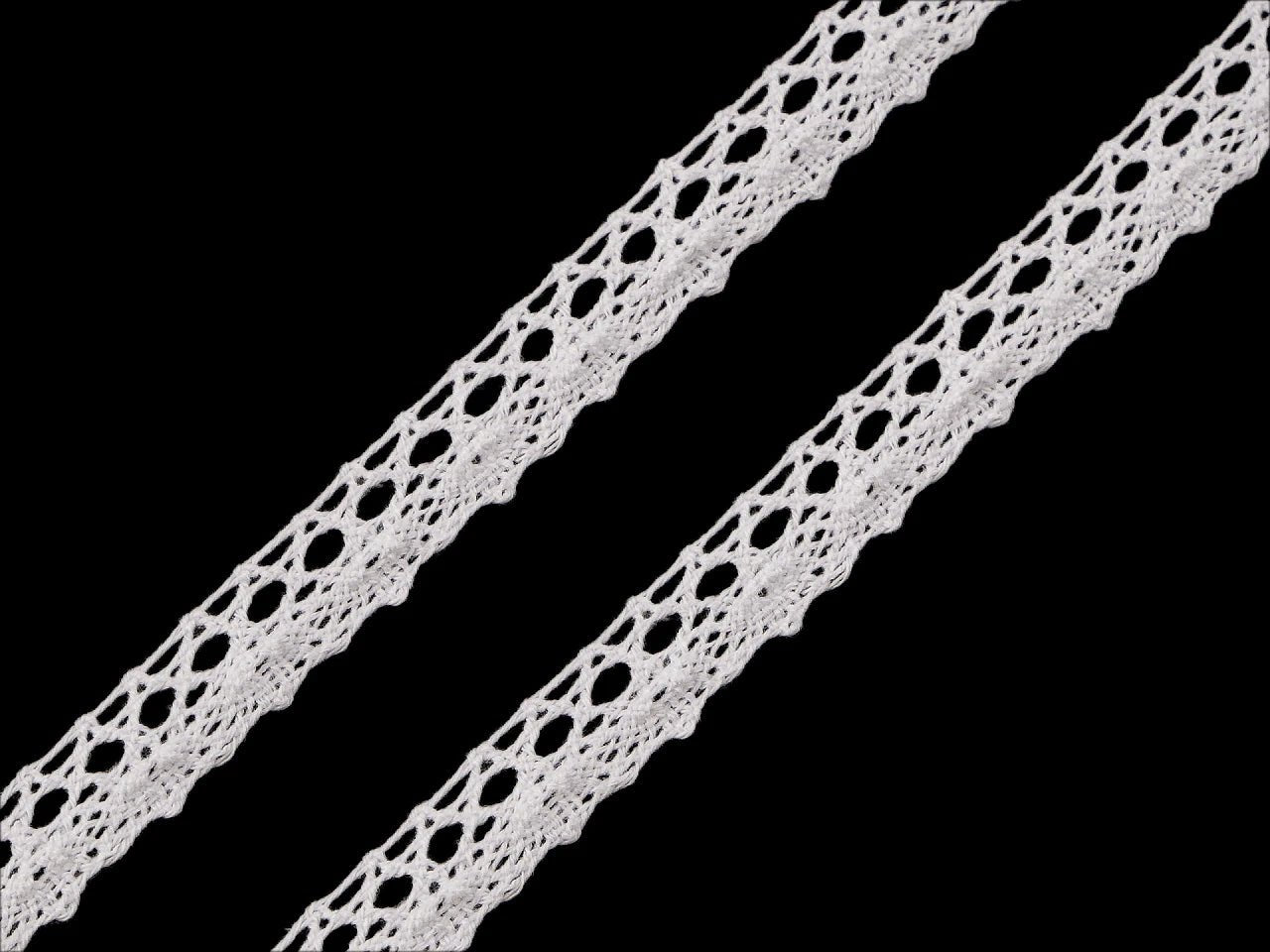 alt
Image with 100% cotton lace 1.2 cm - white – available at Šarlotes audumi