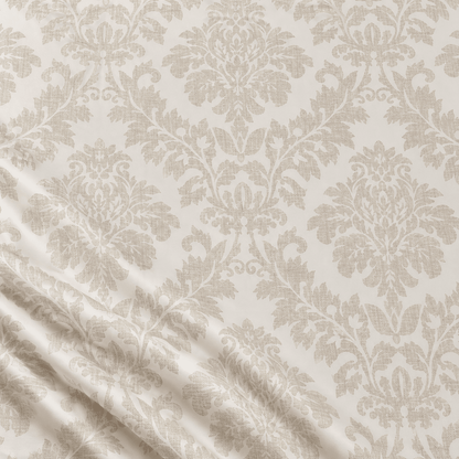 Image of 100% cotton satin with an elegant pattern, 220 cm – available online at Šarlotes audumi