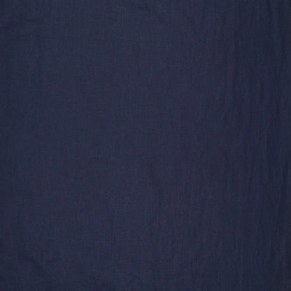 Image de tissu en lin adouci 100 % bleu foncé, 165 g/m² – disponible en ligne chez Les tissus de Charlotte
