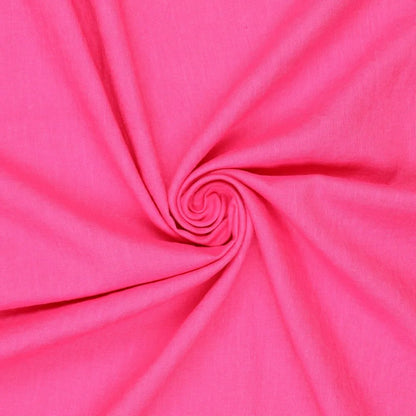 100% softened linen - fuchsia pink 165 g/m²