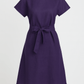 100% Mīkstināts lins - tumši violets 165 g/m²