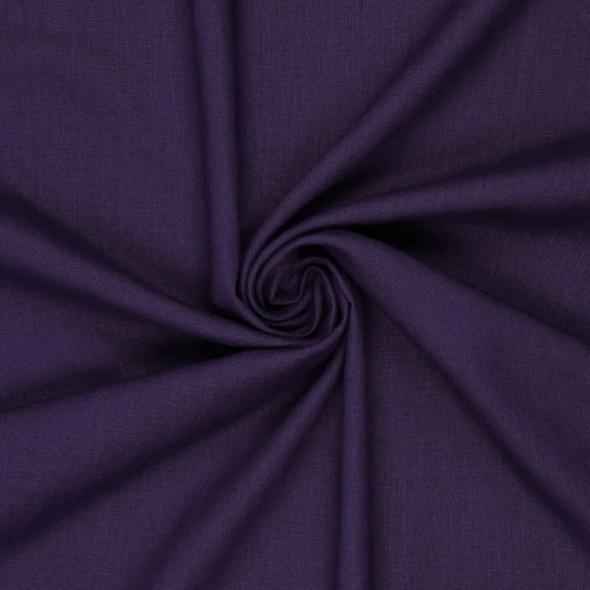 100% Mīkstināts lins - tumši violets 165 g/m²