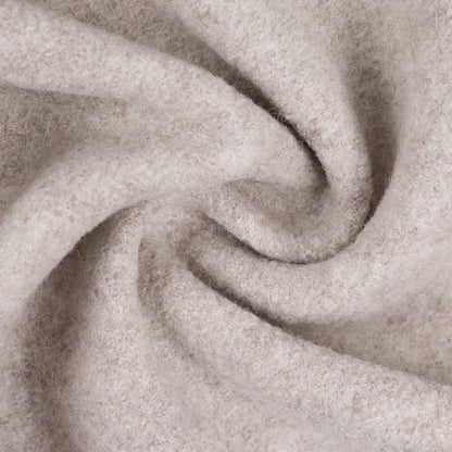 Tissu 100 % laine - beige chiné 385 g/m²