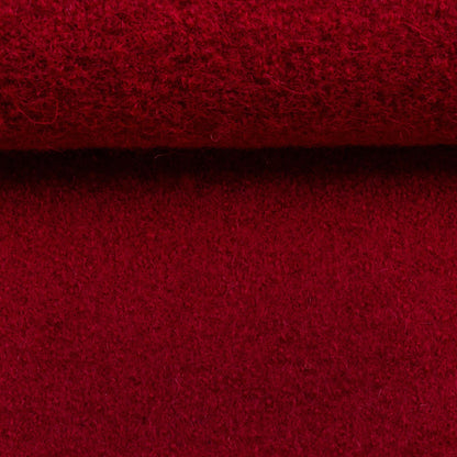 100% Wool Fabric - Red 385 g/m²