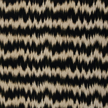 Image en tissu 100 % viscose, motif beige et noir, 135 g/m² – disponible en ligne chez Šarlotes audumi