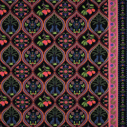 Image of 100% viscose fabric – bohemian style, available online at Šarlotes audumi
