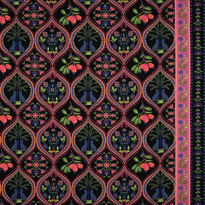Image of 100% viscose fabric – bohemian style, available online at Šarlotes audumi