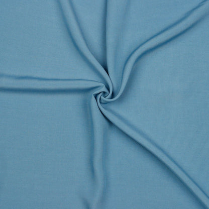 100% viscose fabric - smoky blue 110 g/m²