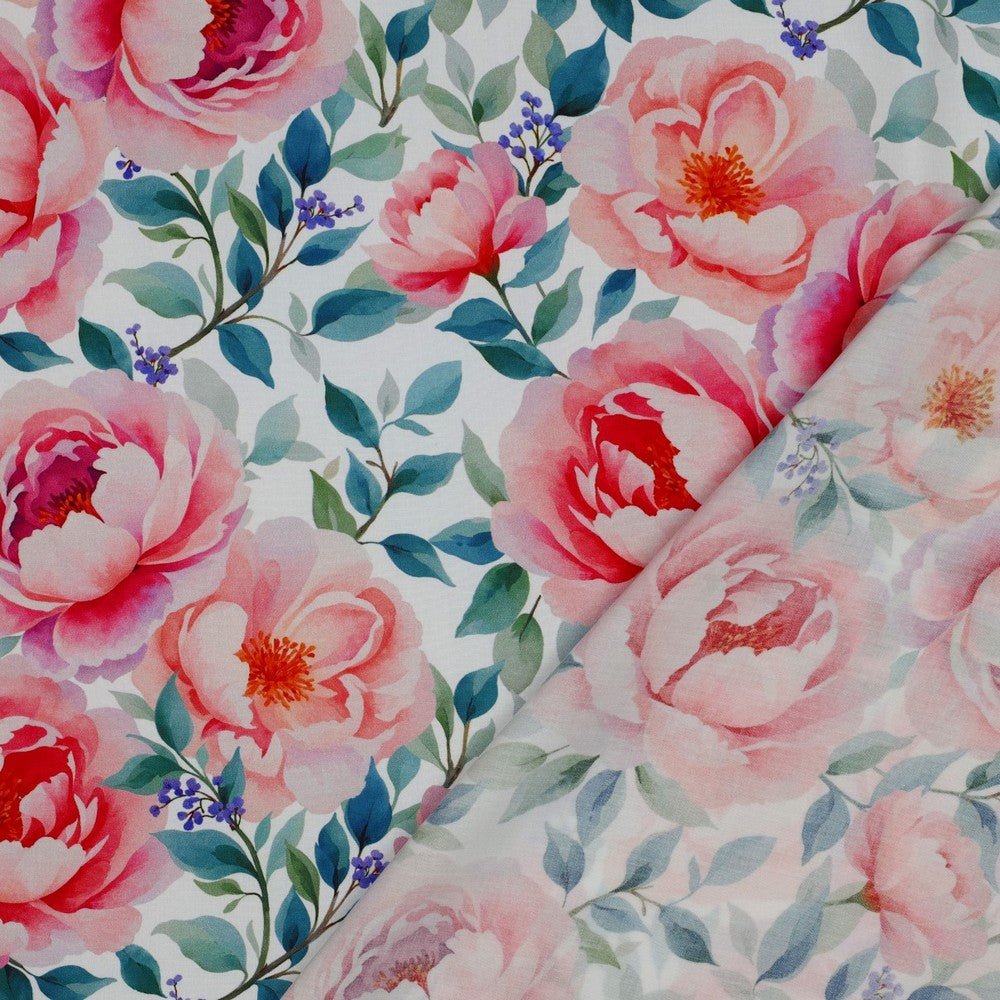 Image avec tissu 100 % viscose - cynorrhodons 135 g/m² – disponible chez Šarlotes audumi