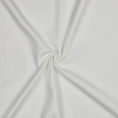 100% viscose fabric - milky white 110 g/m²