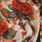 100% Viskozes audums - sarkanās rozes 100 g/m²