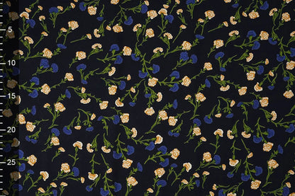 alt
Image of 100% viscose fabric - delicate blue flowers 135 g/m² – available at Šarlotes audumi