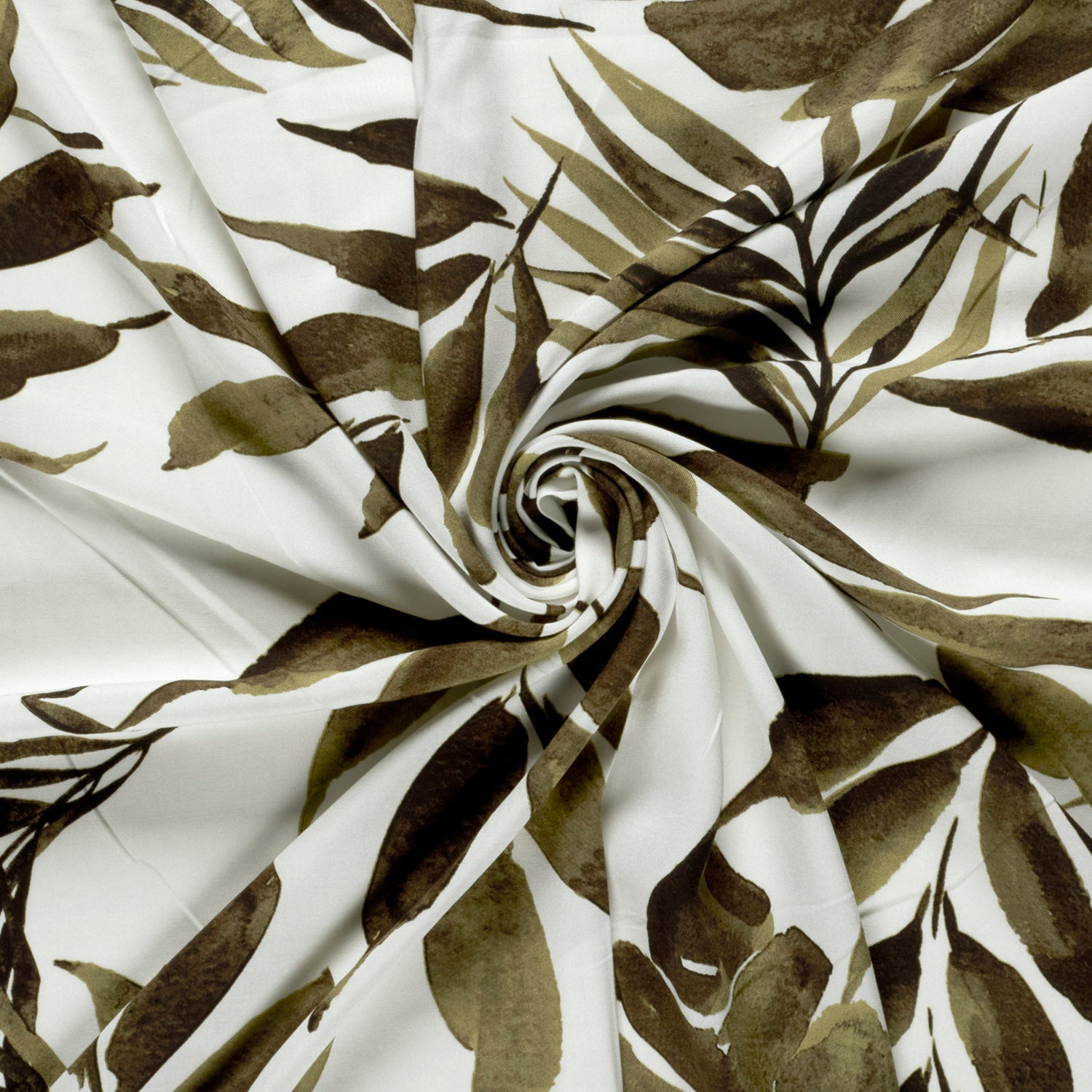 alt
Image with 100% viscose fabric - green leaves on a white background 125 g/m² – available at Šarlotes audumi