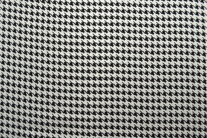 Tissu 100 % viscose - motif pied-de-poule 100 g/m²