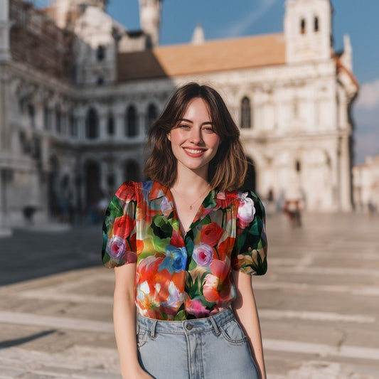 alt
Image of 100% viscose satin - floral pattern 110 g/m² – available at Šarlotes audumi
