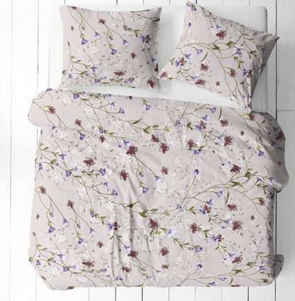 Tissu 100 % coton - motif floral 125 g/m²