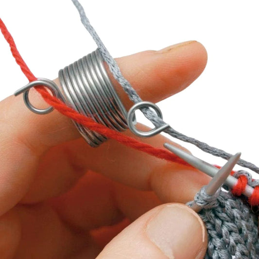 Addi Knitting Finger Ring Yarn Guide