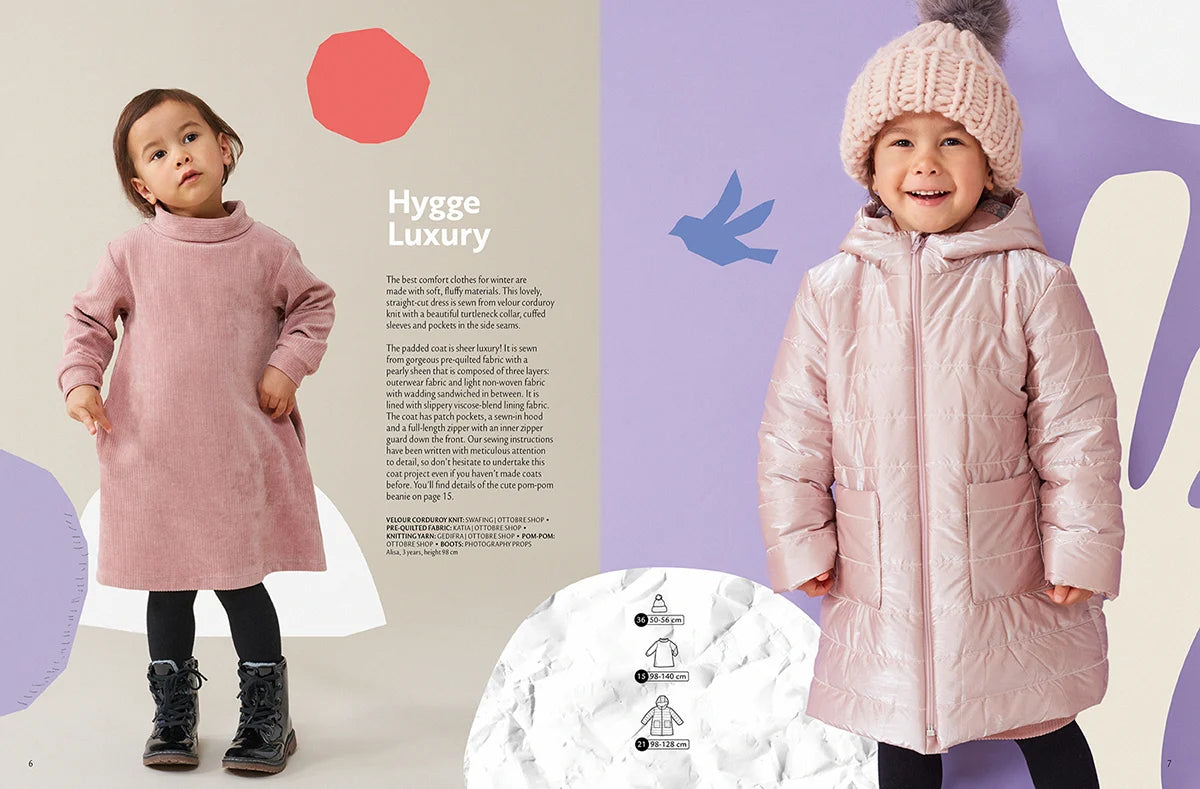 OTTOBRE design Kids Ziema– bērnu apģērbu piegrieztņu žurnāls angļu valodā