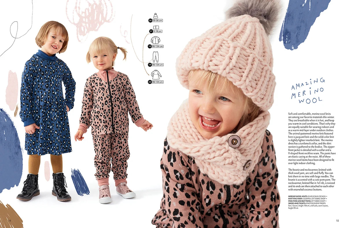 OTTOBRE design Kids Ziema– bērnu apģērbu piegrieztņu žurnāls angļu valodā