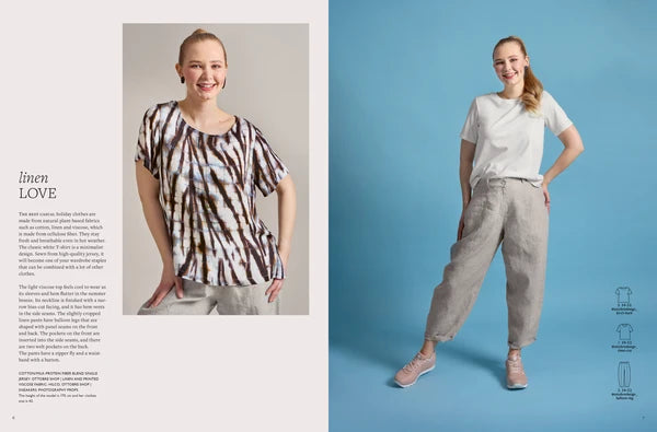 OTTOBRE design Woman 2/2024 – sieviešu apģērbu piegrieztņu žurnāls angļu valodā