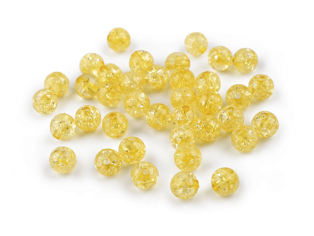 Perles en plastique Ø8 mm 30 g | en différentes teintes