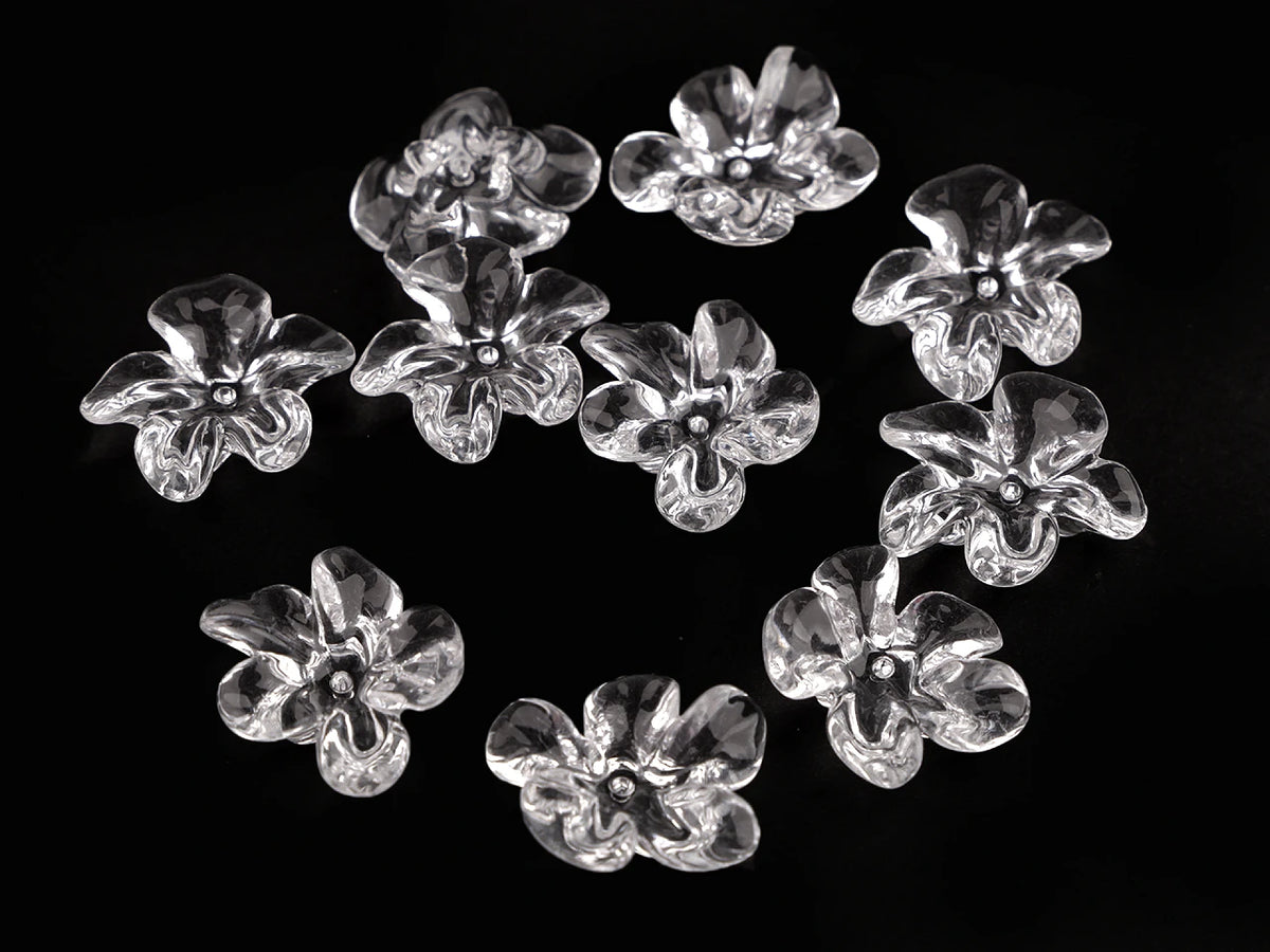 Plastmasas ziedu pērlītes Ø25 mm