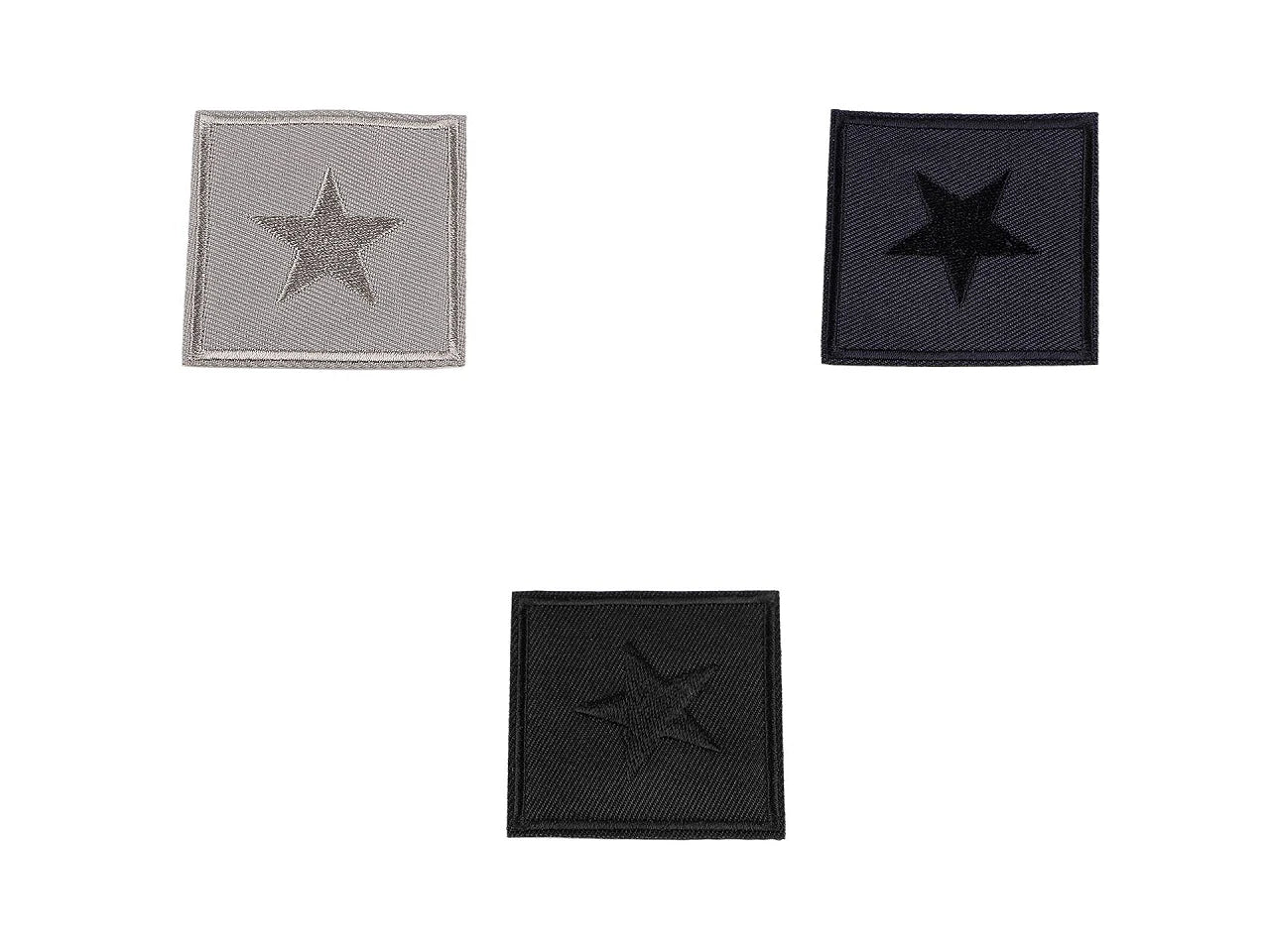 Uzgludināms ielāps, aplikācija ar zvaigzni 5,5 x 5,5 cm