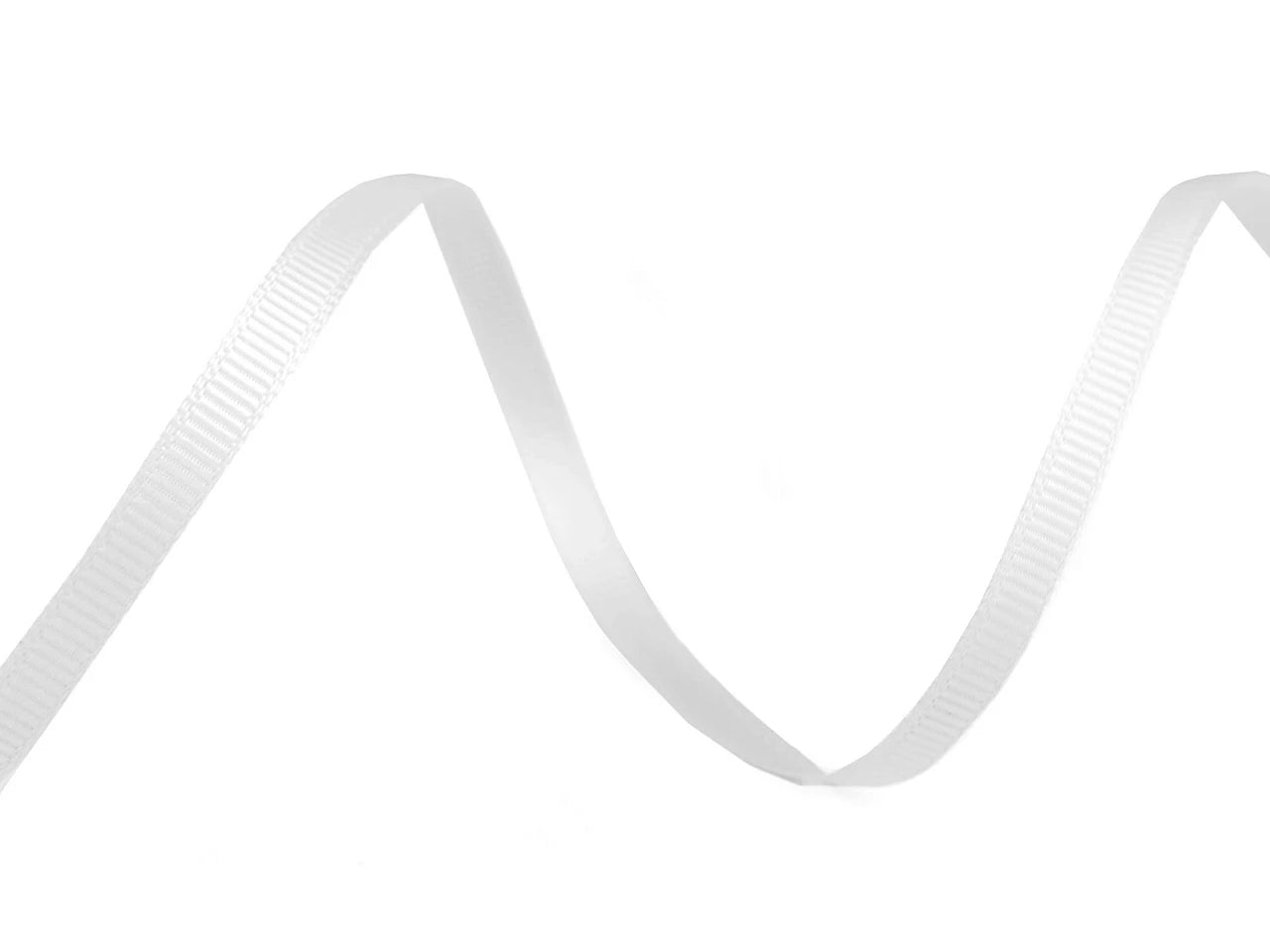 Ripsband 5 mm-weiß (30 m Rolle)