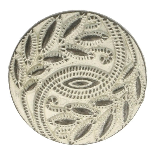 Metal shank buttons 36 mm - antique white