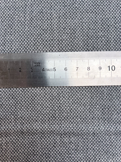 Jacquard cotton fabric with elastane in gray – Italy