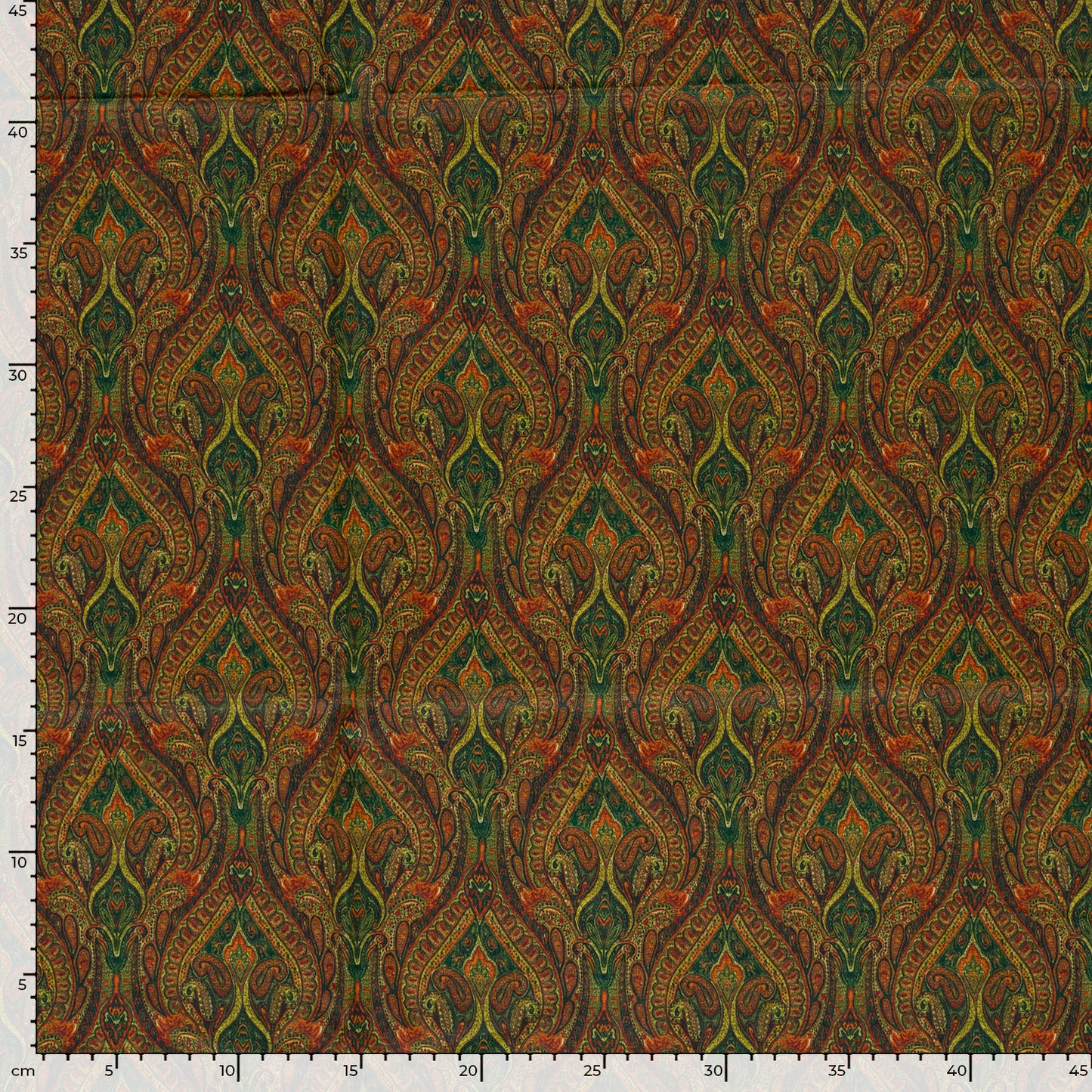 Tissu premium 100 % coton - motif cachemire