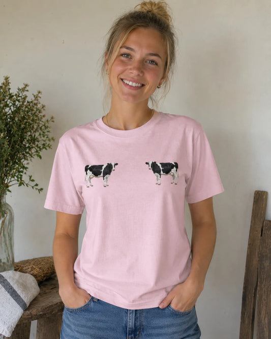 Organiskās kokvilnas T-krekls "Muuuu"