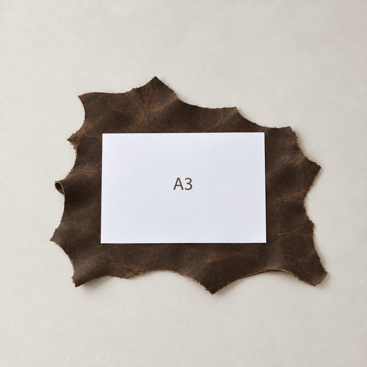 Image of 6. Durable natural Crazy Horse leather with a distinctive vintage look, 2 mm – available online at Šarlotes audumi
