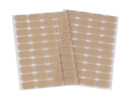Self-adhesive Velcro rectangles 15 × 25 mm