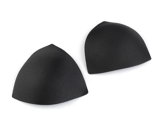 Bra inserts for swimsuits, lingerie, corsets - black XS size