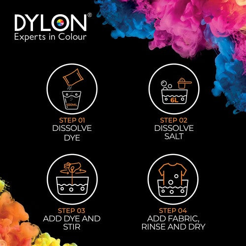 Fabric dye colors for hand dyeing DYLON