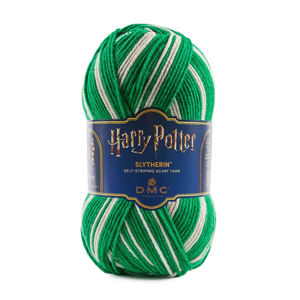 DMC Harry Potter Magic dzija 300 g / 410 m – pašsvītrojoša dzija Cūkkārpas koledžu krāsās