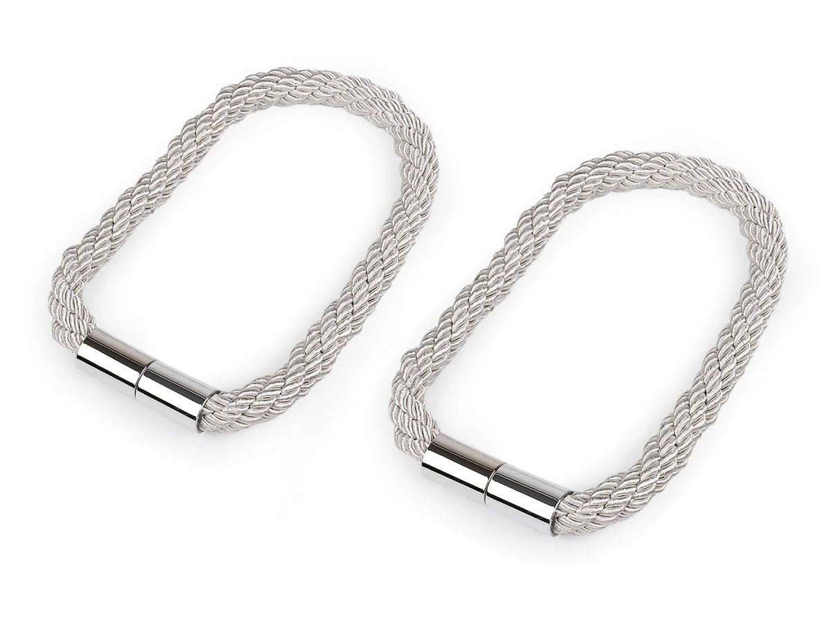 Curtain tieback with magnet (set of 2)