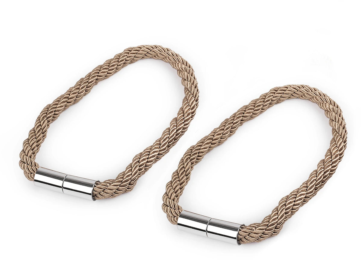 Curtain tieback with magnet (set of 2)