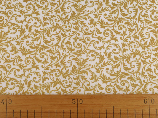 Christmas satin fabric with elegant pattern