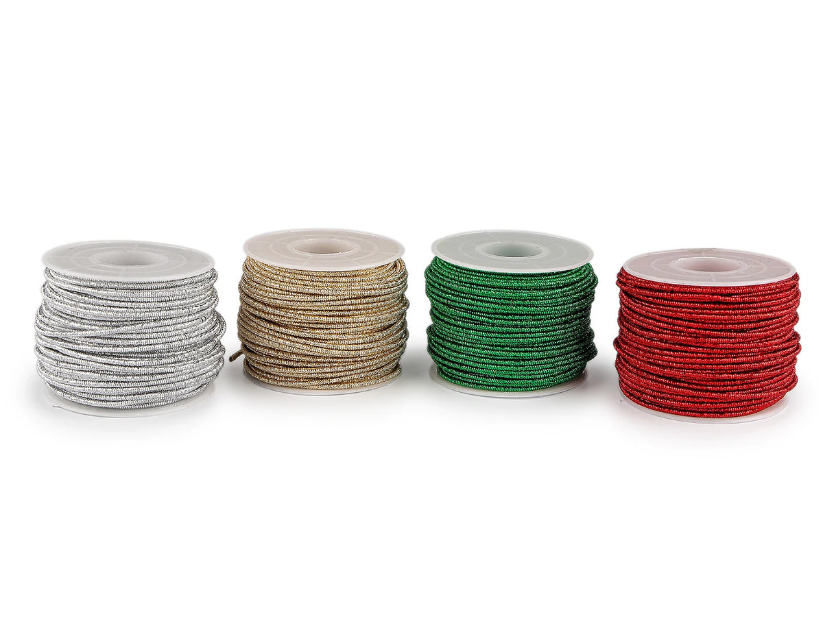Decorative lurex wire Ø2 mm