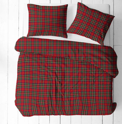 txt
Tissu 100 % coton - à carreaux rouges de Noël