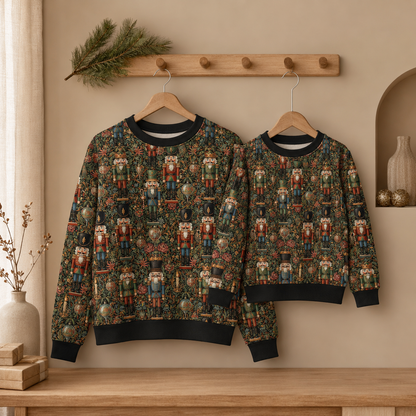 cotton loopback knit with insulation - nutcracker