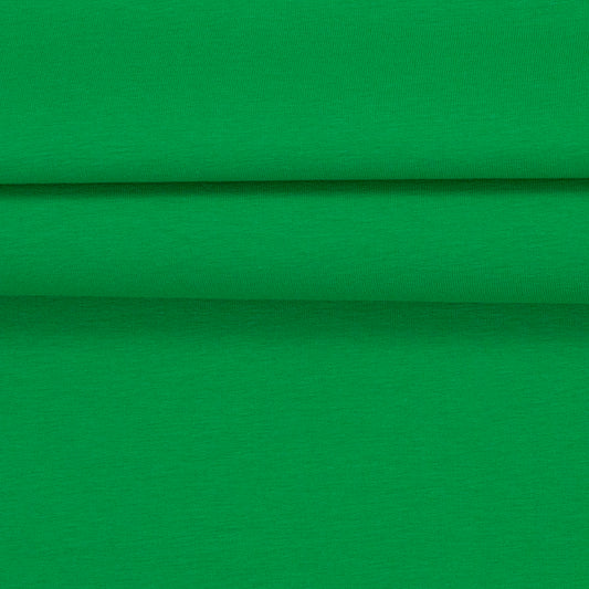 Kokvilnas trikotāža-zāles zaļa 210 g/m²