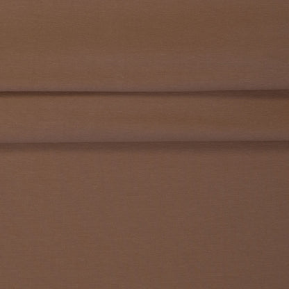 Kokvilnas trikotāža-piena šokolādes brūns 210 g/m²