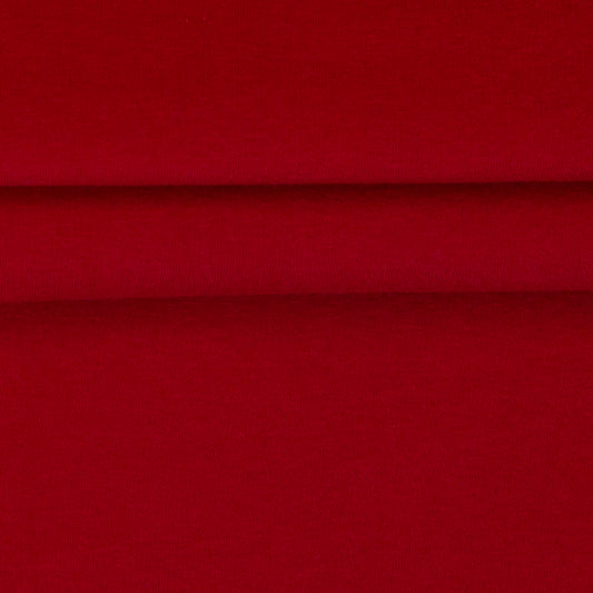 Insulated Cotton Knitwear - Intense Red