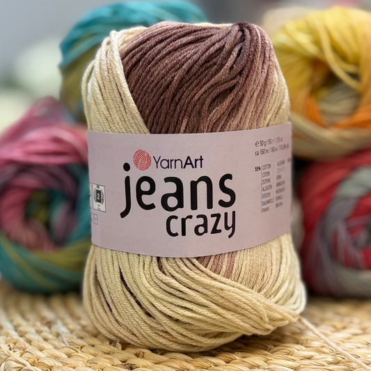 Lõng YarnArt Jeans Crazy-160m 50g