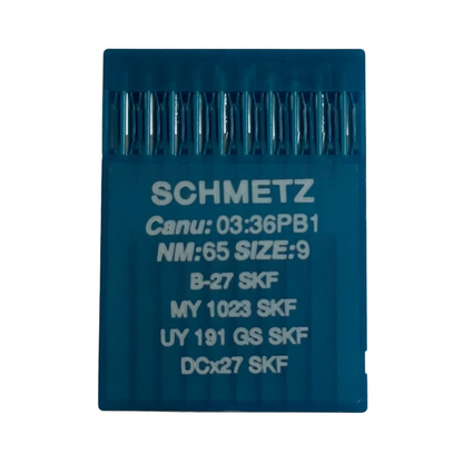 Industrielle Overlock-Nadeln SCHMETZ DCx27 (B-27) SKF für sehr grobe Strickware - 10 Stk.