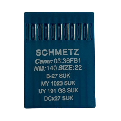 Râpes d’aiguilles pour surjeteuse industrielle SCHMETZ DCx27 (B-27) SUK pour maille et denim – 10 pièces